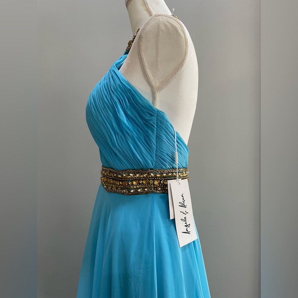 🌟2x Host Pick🌟Women’s Blue Angela & Alison Gown - Picture 5 of 11